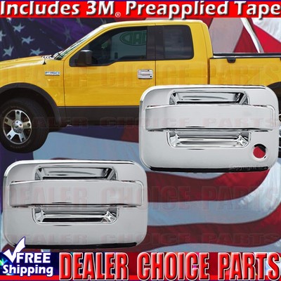 2004-2014 FORD F-150 F150 Std/Ext Chrome 2 Door Handle COVERS Overlays Trims
