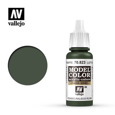 Vallejo Model Color Luftwaffe Camouflage Green Acrylic Paint 17ml Bottle