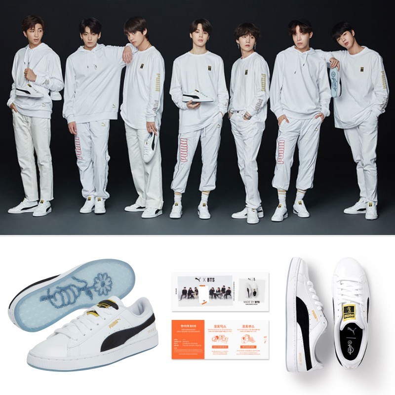 puma basket x bts puma basket x bts