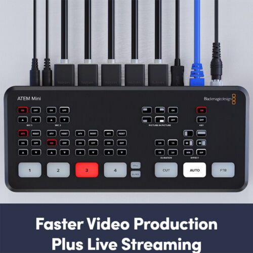 NEW Blackmagic Design ATEM Mini Pro HDMI Live Streaming NEW Blackmagic Design ATEM Mini Pro HDMI Live Streaming