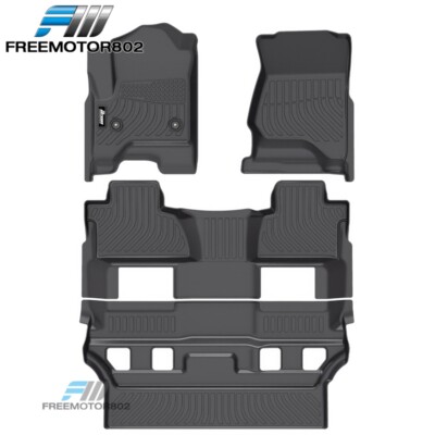 Fits 15-20 Chevrolet Tahoe GMC Yukon 3D Floor Mats Heavy Duty Liner Guard - TPE