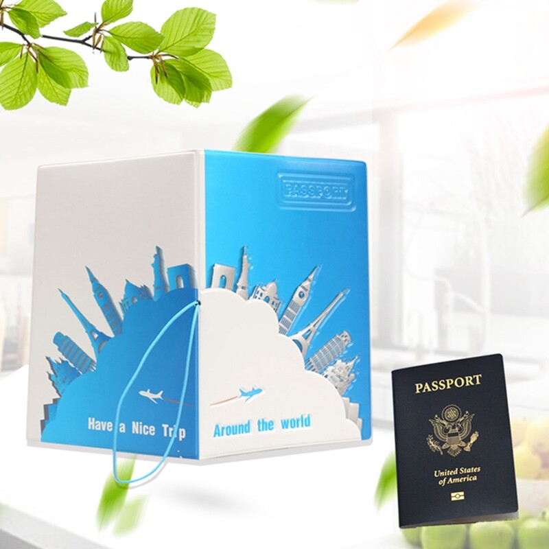 Journey Travel Passport Holder ID Card Case Cover Credit Ticket Protector