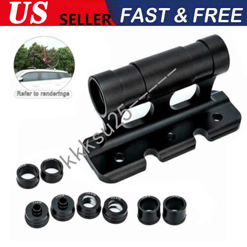 Bike Car Roof Mount Rack Fork Mount Block Quick Release Thru Axle Carrier US
