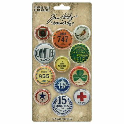 Tim Holtz Idea-ology Embellishments Metal Mixed Media PICK ONE OF 90 NEW