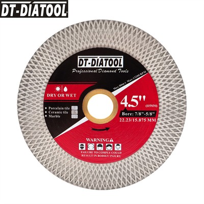 4.5'' /115mm Double-sided Diamond Cutting Disc Grinding Saw Blade Ceramic Stone