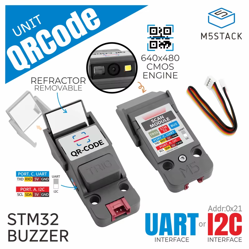 Official QR Code Scanner Unit (STM32F030)