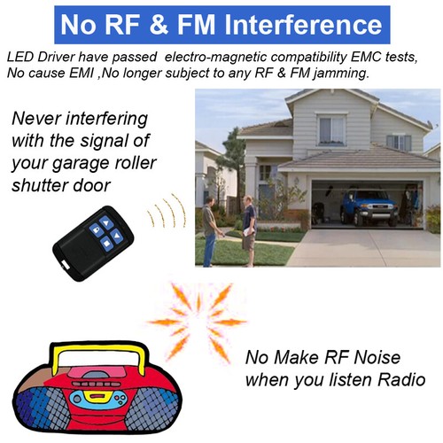 12Pack LED Shop Lights Fixture Tube Strip Ceiling Lights 8FT For Garage Workshop