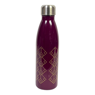 Room Essentials Water Bottle Vacuum Purple Stainless Steel Twist Lid New