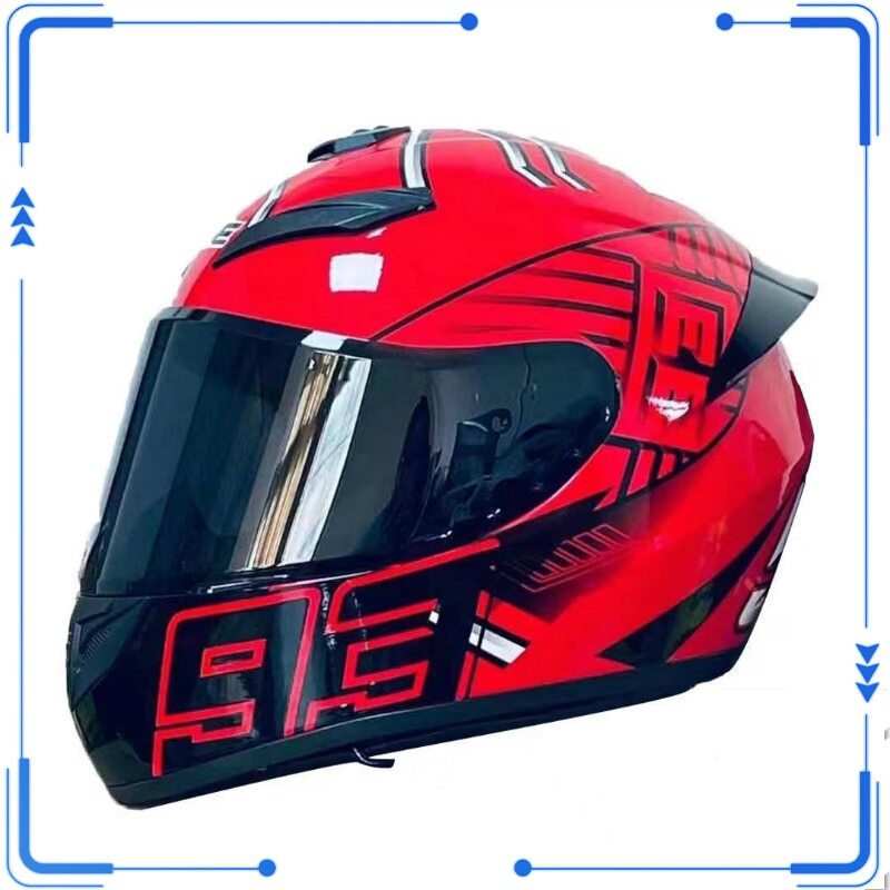 Helmet Double Lens Cross Section Helmet Safety Helmet Flip Up Riding