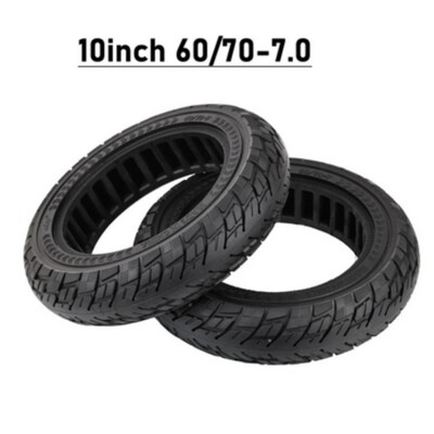 1/2*60/70-7.0 10 inch Rubber Solid Tire Tyre for Xiaomi 4 /4pro Electric Scooter