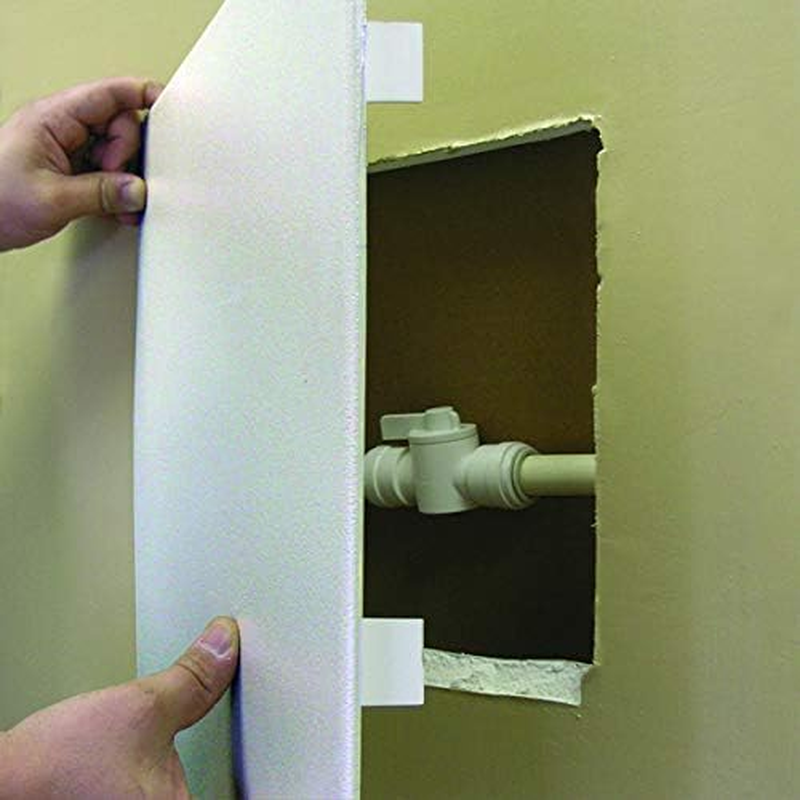 APU15 Spring Fit Drywall Access Panel for Plumbing, Wiring, and Cables, 14 inch
