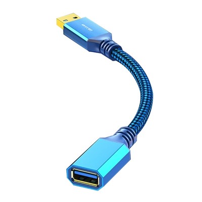 Braided USB3.0 Male to Female Extender Cord for Keyboards