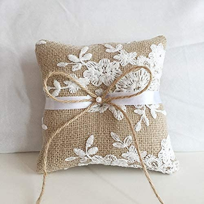 Embroidered wedding pillows discount