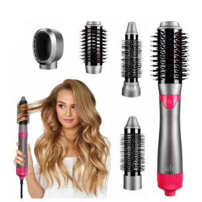 Salon Hot Air Blow Brush For Straightening Curling Volumizing