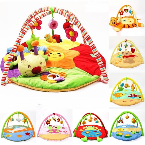 Baby Toy Gym Mat Rug Musical Carpet Toy Infants Activity Play Gym