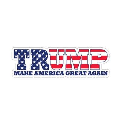 Trump 2024， Make American Great Again Decal，5 x 1.5 inch，FAST SHIPPING