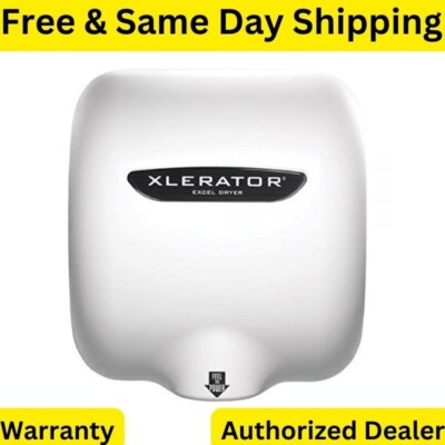 XLERATOR Excel Dryer XL-BW Hand Dryer for Commercial Bathrooms, Fast Drying