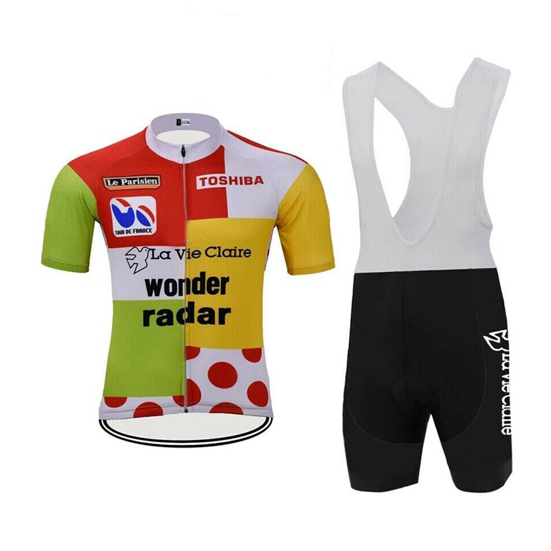 Jersey Pant Short Sets Wonder Radar La Vie Claire Cycling Jerseys And Bib Short Cycling Jersey Sporting Goods