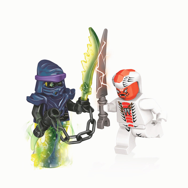 Mini Figuren Set 24 Stücke Ninjago Kai Jay Sensei Wu Master Bausteine Spielzeug