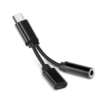 USB Type C To 3.5mm Aux Adapter Jack Audio Cable Earphone Cable Conver-cH5