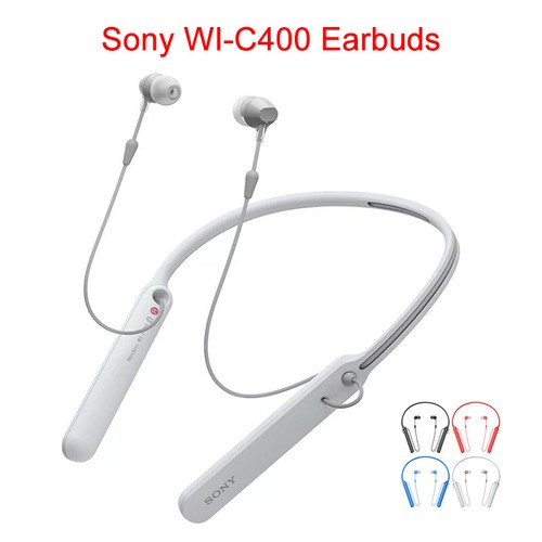 SONY WI-C400 ワイヤレスステレオヘッドセット （Bブラック） Amazon.com: Sony - C400 Wireless Behind-Neck in Ear