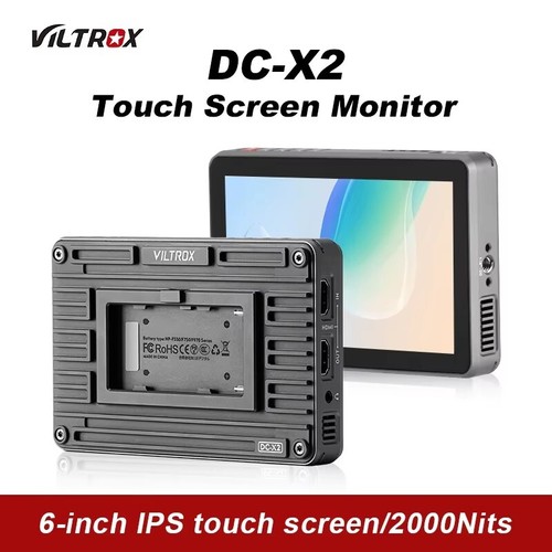VILTROX DC-X2 6 Inch Touch-Screen 4K Video Monitor HDMI IPS