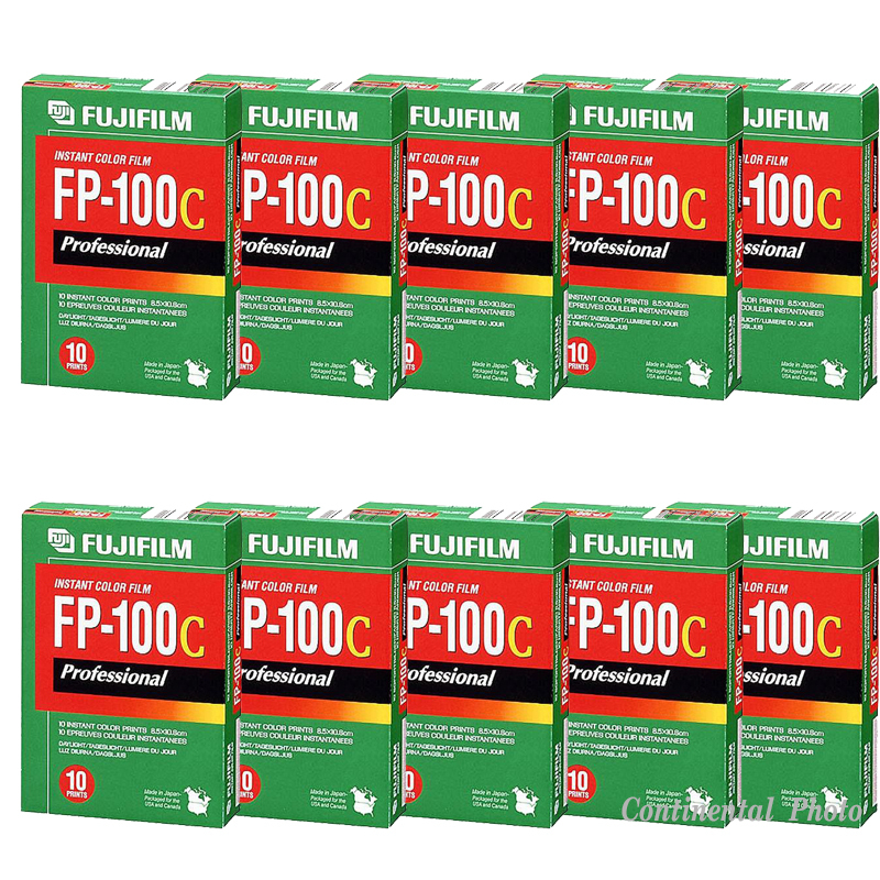 passport template grain 100 Fuji (10 Fujifilm Color FP100C Prints Instant Film