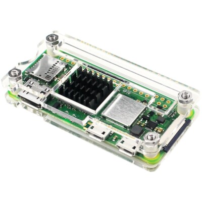 2021 Raspberry Pi Zero 2 W Kit 2W Module Board + Acrylic Case + Heatsink