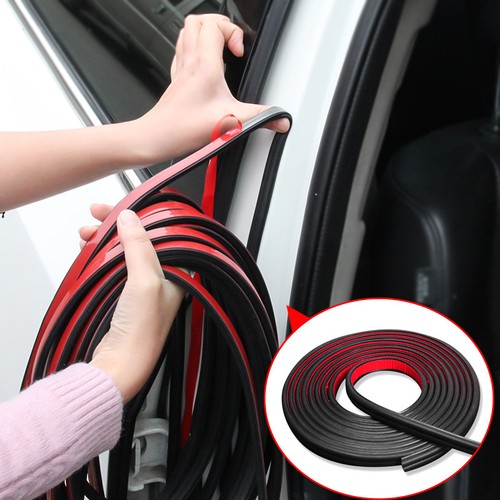 13FT B-Shape Trim Rubber Strip Universal Car Door Edge Seal Hollow Weather-strip
