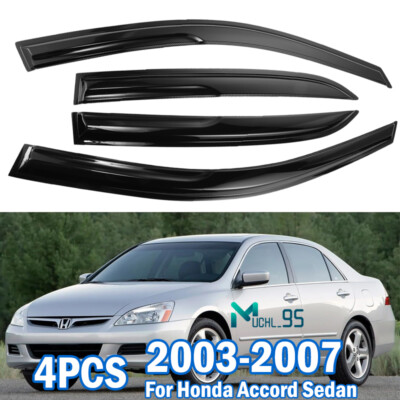 Viseras para ventanas Protectores contra la lluvia Para Honda Accord 2003-2007.