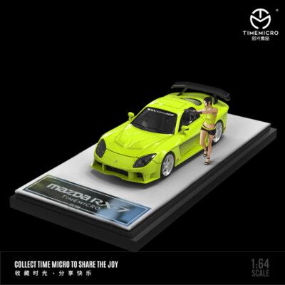 TIME MICRO 1:64  RX-7 Veilside Diecast Model Car