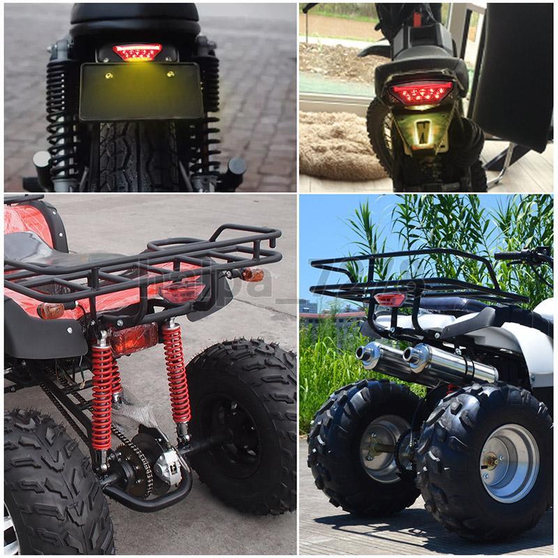 1X Motorcycle Brake Red LED Rear Stop Running Tail Light Universal Dirt Bike ATV