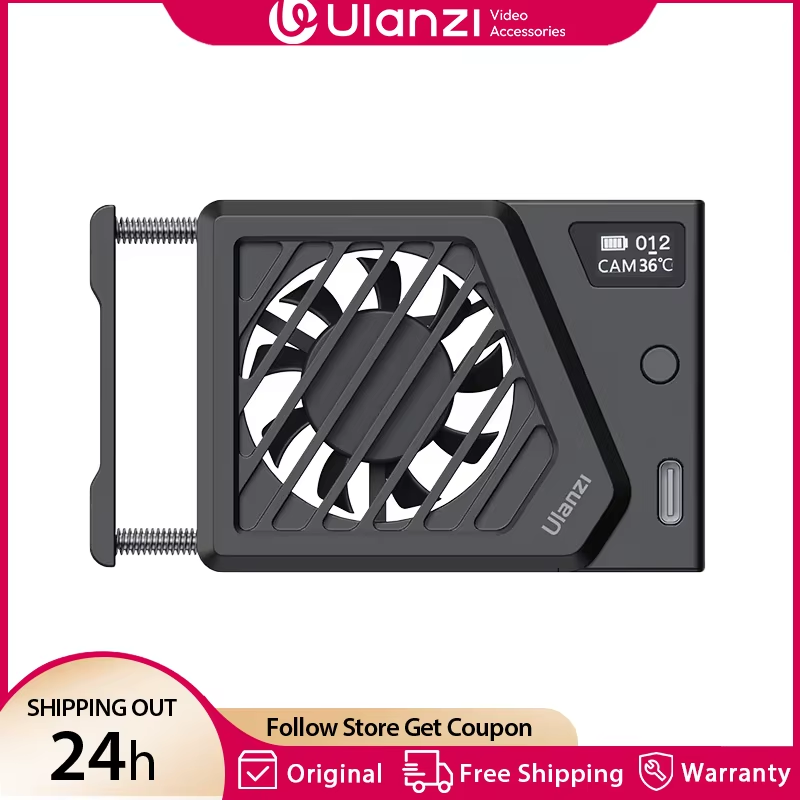 Updated Version CA25 Camera Cooling Fan Radiator 4K Recording Kit Heat Sink For