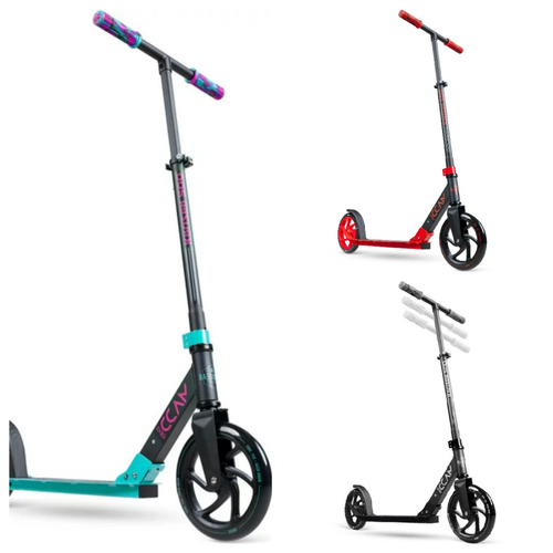 8" Commuter Kick Scooter Wheels Folding/Height Adjustable, A