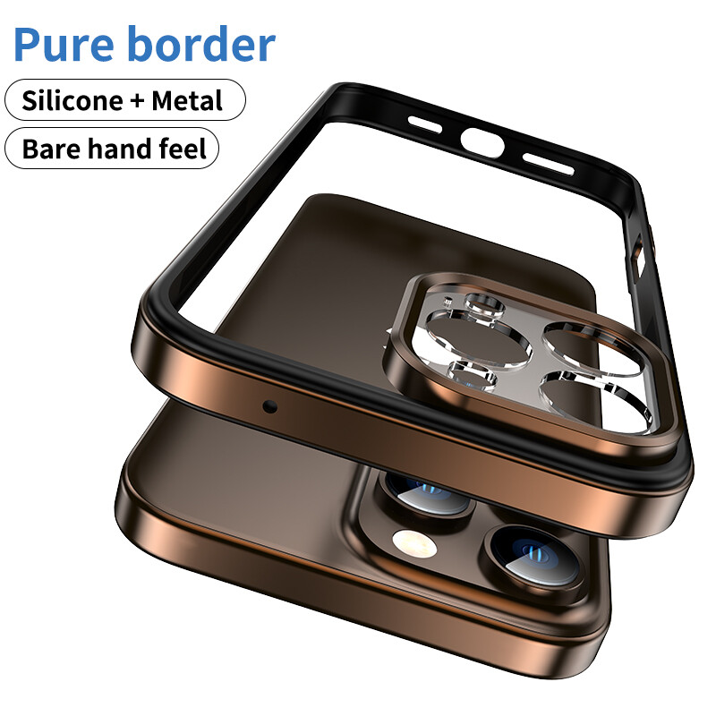 Aluminum Alloy Frame Case For iPhone 16 Pro Max 15