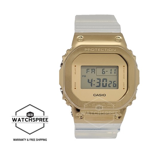 Casio G-Shock Metal Covered Semi-Transparent Resin Band Casio G-Shock Metal Covered Semi-Transparent Resin Band