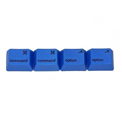 PBT Keycaps MAC-style for Command Option Dye-Sub Cherry MX 1.25U for Key