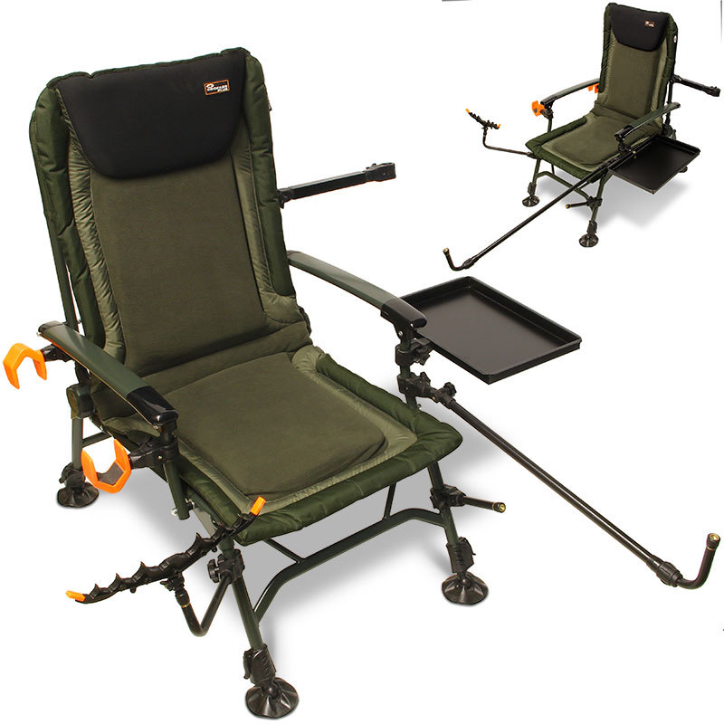 NEW FISHING CARP CHAIR FEEDER ARM PACK TABLE ULTRA PADDED ADJUSTABLE