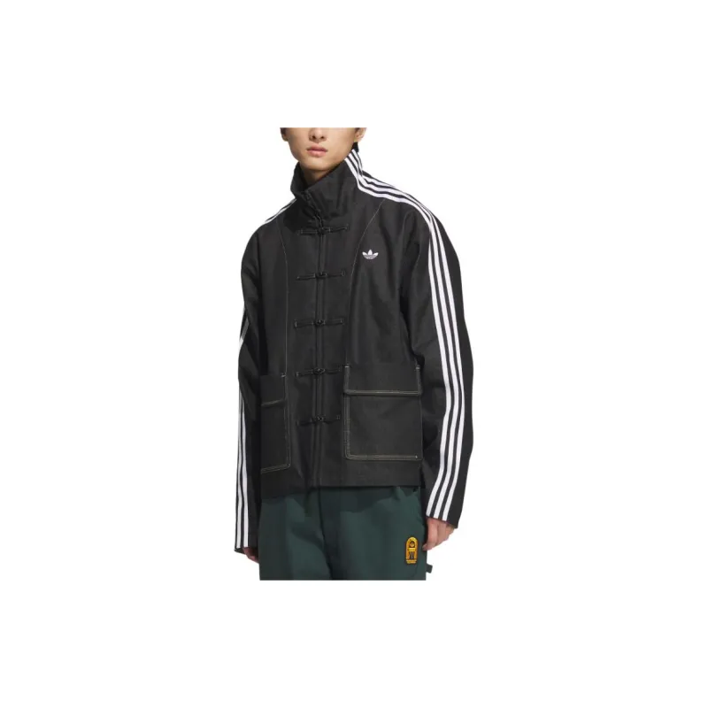 adidas Originals China Track Top Denim Soft Loose Jacket