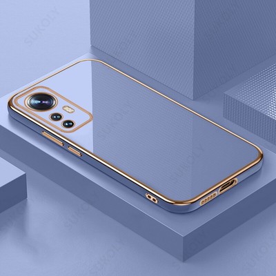 For Xiaomi Mi 12T 11T Lite Redmi Note 11 Pro Plating Soft Shockproof Case Cover