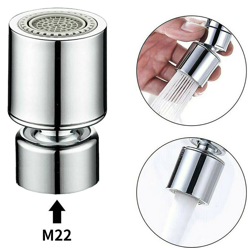 360 Rotate Swivel Faucet Nozzle Filter Adapter Water Saving Tap Aerator Diffuser