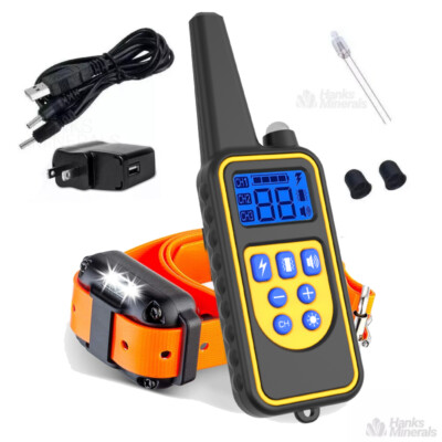 1-3 Dogs Training Collar 3000FT Remote Rechargeable Shock Dog Waterproof Trainer