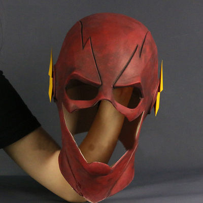 2019 The Flash Mask Cosplay Allen Helmet Halloween Full Face Latex Mask Hood New