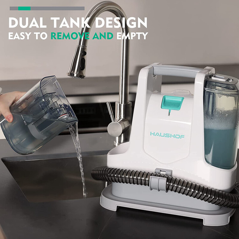 HAUSHOF Portable Carpet Spot and Upholstery Cleaner Lightweight Handheld New