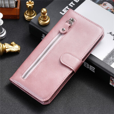 Zipper Wallet Leather Flip Cover Case For Xiaomi Redmi Note 11s 4G 10A 10C 9C 9T