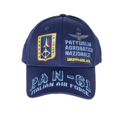 

Бейсболка Мужская Aeronautica Militare HA1134 Бейсболка Вышитая Темно-Синяя Пилот Fr, Синий
