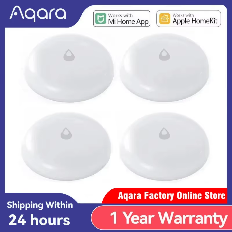 Water Immersing Sensor Zigbee Flood Water Leak Detector Alarm Security Soaking S