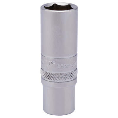 Draper Expert 1/4'' Square Drive 6 Point Deep Socket (12mm) 82142