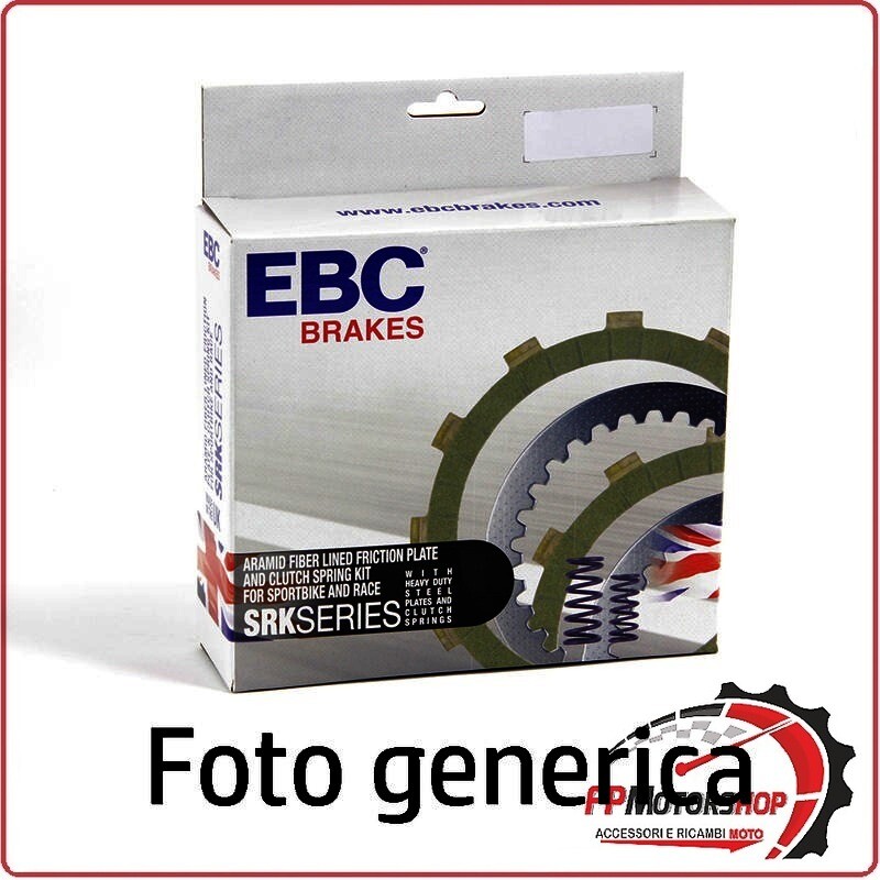 KIT DISCHI FRIZIONE MOTO PER SUZUKI SV 650 99 02 EBC SRK081 IN KEVLAR