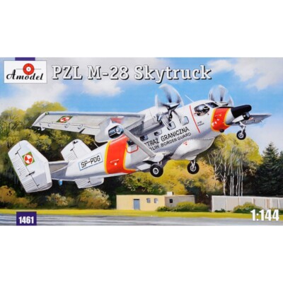 Amodel 1461 Plastic model airplane kit Scale 1:144 PZL M-28 Skytruck modelling